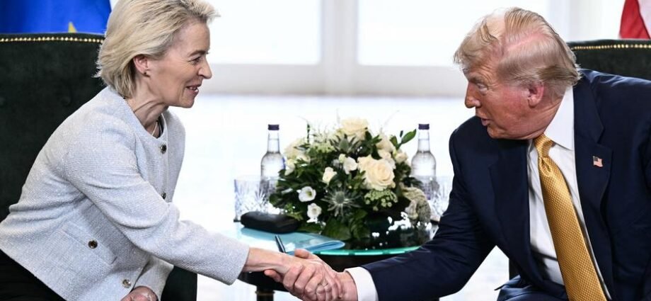 Amurka da EU Sun Sanya Karshen Rikicin Haraji Da Yarjejeniyar Kasuwanci