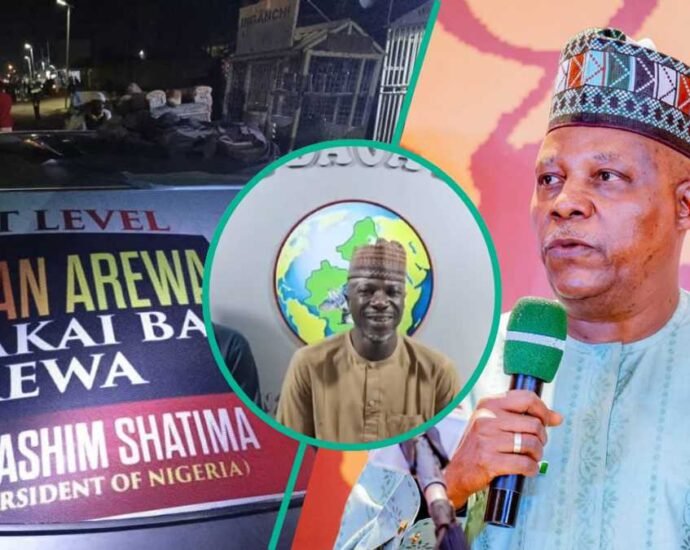 Matashi a Bauchi Ya Ado Motarsa Da Hotunan Shettima Domin Nuna Goyon Baya Matashi a Bauchi Ya Ado Motarsa Da Hotunan Shettima Domin Nuna Goyon Baya