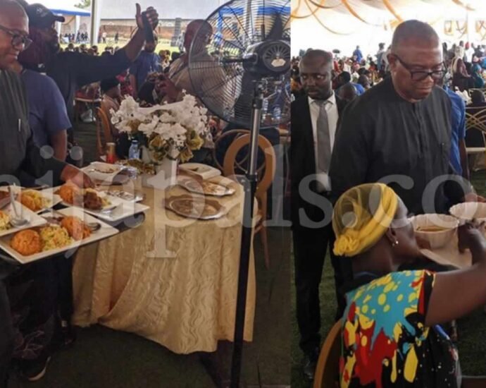 Peter Obi Ya Bayyana Dalilin Da Ya Sa Ya Yi Hidimar Abinci A Taron, Ya Ce Ba Neman Suna Ba Ne