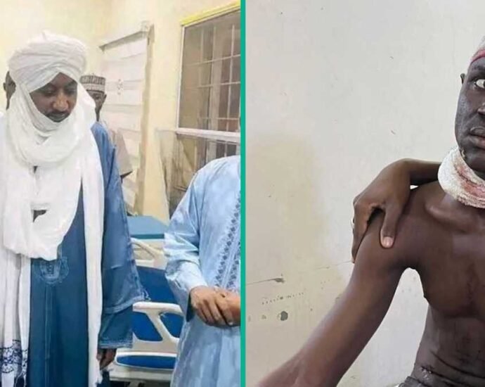 Mai Martaba Sarki Sanusi II Ya Ziyarci Masoyinsa Da ‘Yan Daba Suka Kai Hari A Kano