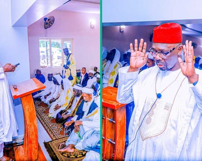 Nasarawa: Kirista Ya Gina Masallaci, Gwamna Sule Ya Jagoranci Sallar Juma’a
