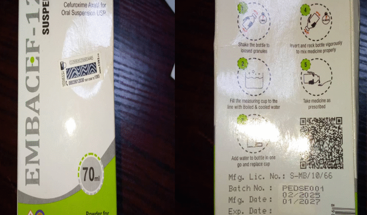 NAFDAC Ta Ba Da Umarnin Cire Maganin Embacef 125 Daga Kasuwa Saboda Matsalolin Lafiya