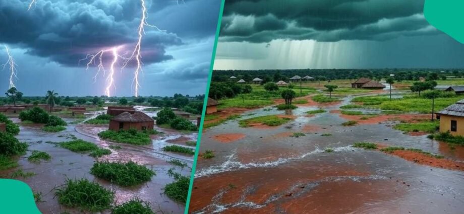 NiMet Ta Yi Hasashen Ruwan Sama Mai Tsanani a Kebbi, Zamfara da Wasu Jihohin Arewa 19 A Ranar Laraba