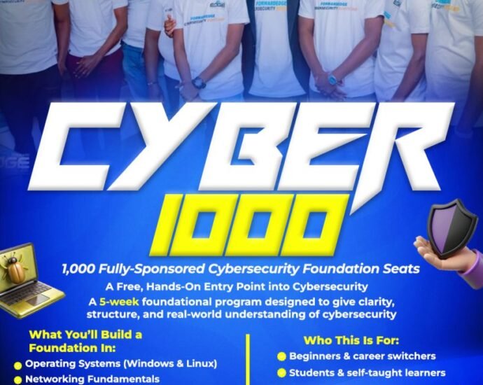 Forward Edge Ya Ƙaddamar Da Shirin Cyber1000: Wata Gagarumar Damar Koyo Na Tsaron Sadarwa Ga Dalibai Dubu Forward Edge Ya Ƙaddamar Da Shirin Cyber1000: Wata Gagarumar Damar Koyo Na Tsaron Sadarwa Ga Dalibai Dubu